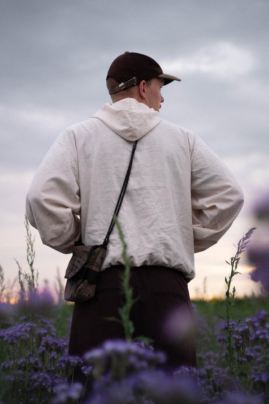 Linen shade hoodie