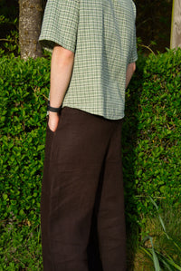 linen wide legged pant