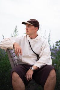 Linen shade hoodie