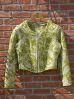 vine pattern jacket.
