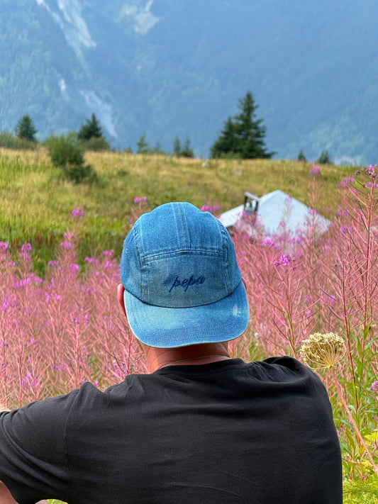 Denim cap