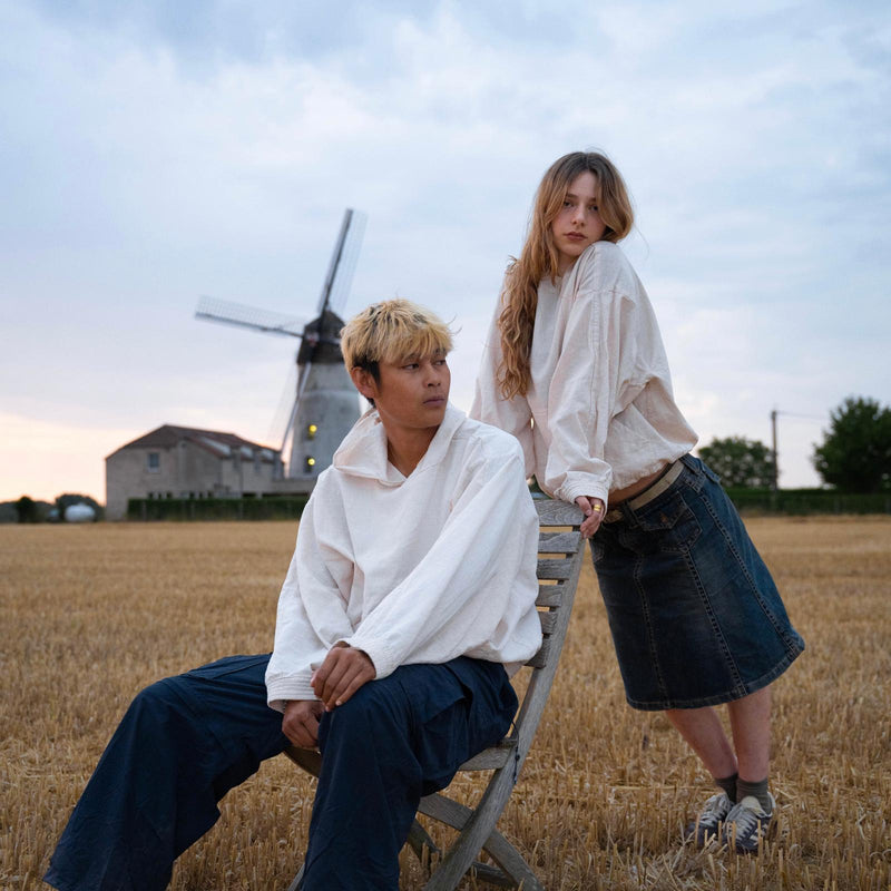 Linen shade hoodie