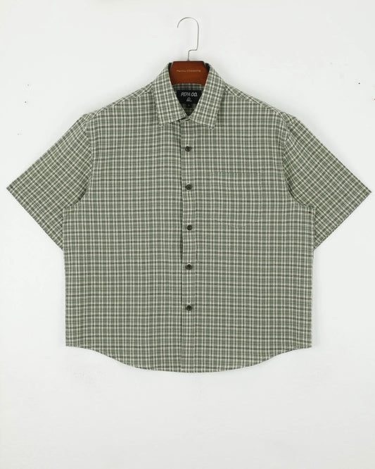 GREEN CHECKERED SHIRT
