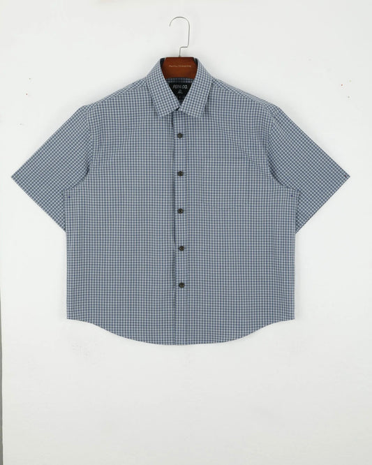 BLUE CHECKERED SHIRT