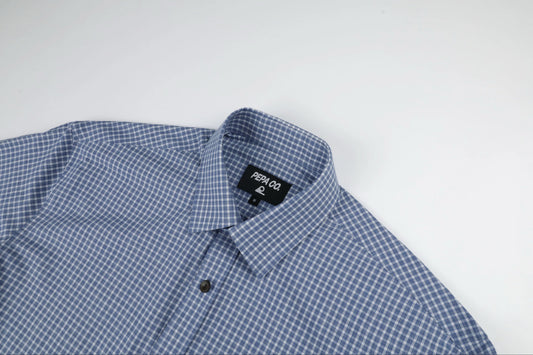 BLUE CHECKERED SHIRT