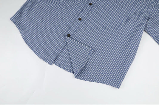 BLUE CHECKERED SHIRT