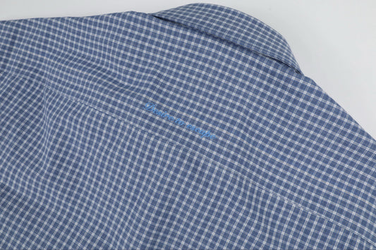 BLUE CHECKERED SHIRT