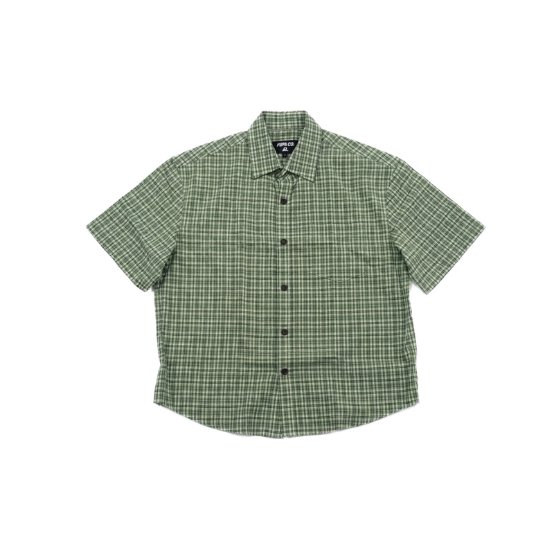 GREEN CHECKERED SHIRT
