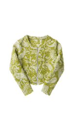 vine pattern jacket.