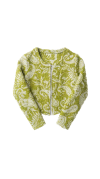 vine pattern jacket.